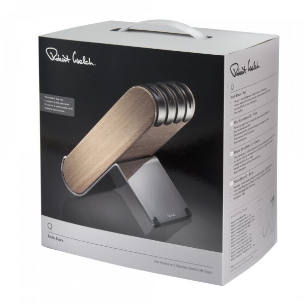 Подставка для 4-х ножей, ясень, Signature knife, QQQAS2111V, ROBERT WELCH