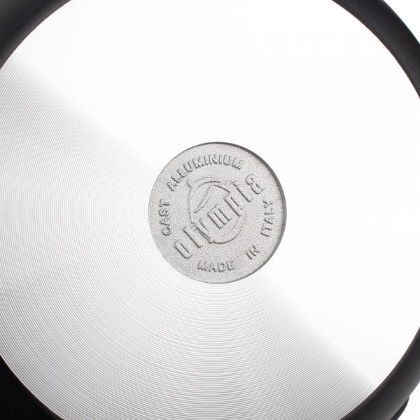 Кастрюля с антипригарным покрытием 20 см, 3.5 л, литой алюминий, черный, Supreme, 25.20, OLYMPIA