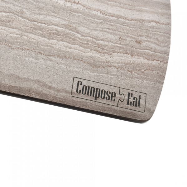 Доска разделочная, композитная, 22х15см, травертин капучино ComposeEat
