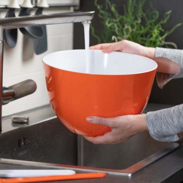 Миска 5 л, 28 см, оранжевая, Bowls Colanders TREBONN