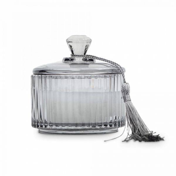 Свеча ароматическая 7x6 см, в подсвечнике, с крышкой, стекло, Neroil&Citrus, Poem
