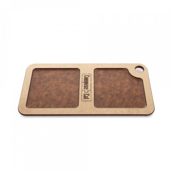 Подставка кухонная универсальная 20х10 см, порфир кремовый, композитный материал, ProFashion ComposeEat