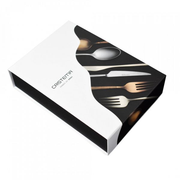 Набор столовых приборов на 6 персон 24 предмета Colombo, медный, PEP-12000-24LCU, CRISTEMA