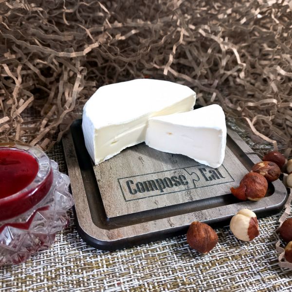 Подставка для чашки 10х10 см, травертин капучино, Fashion ComposeEat