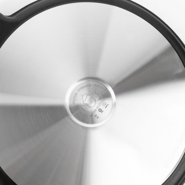 Сковорода для блинов с антипригарным покрытием 20 см, литой алюминий, черный, Hard Cook Fix, 212.20, OLYMPIA