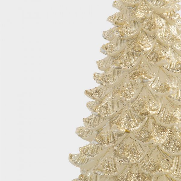 Свеча 12 см, шампань, Елка, New year
