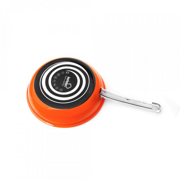 Сковорода 24 см эмалированная без крышки KOCHSTAR NEO Orange, цвет оранжевый