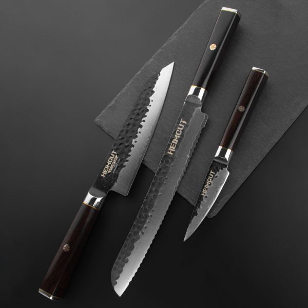 Нож кухонный для хлеба 23 см, Black Damascus, HC/HEXA-EW-BR-20, HEIMCUT