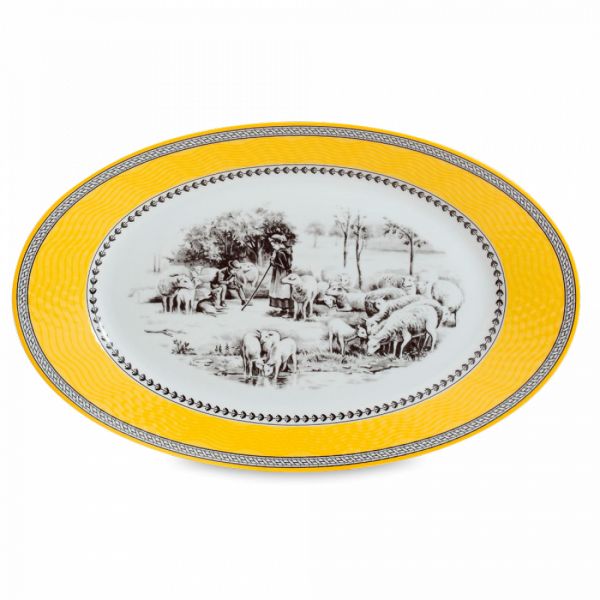 Блюдо овальное 42 см Village ZARIN