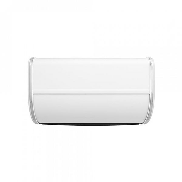 Хлебница со сдвигающейся крышкой 44.5x26.2x17.3 см, нержавеющая сталь, пластик, белый BRABANTIA