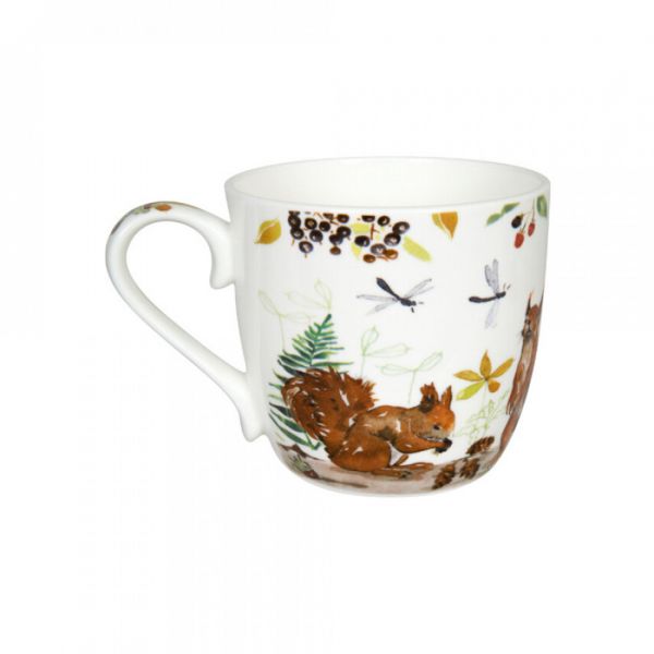 Кружка Осенняя белка Виктория Лоу 450 мл Koenitz