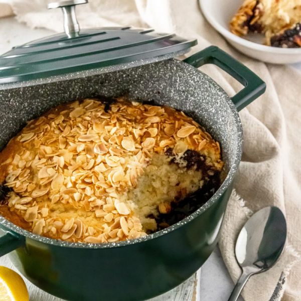 Кастрюля с крышкой GREEN 28 см литой алюминий 5 л MasterClass Kitchen Craft