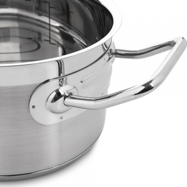 Кастрюля со стеклянной крышкой 14 см, 1.1 л, Profi Duo Therm, 40214 ELO, ELO