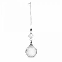 Игрушка елочная 10 см, акрил, Кристалл на подвеске, Event