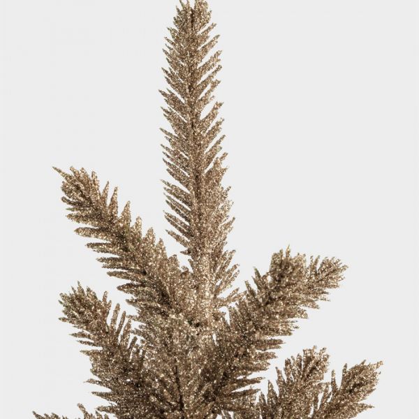 Ель искусственная 30 см, полиэтилен, шампань, New year