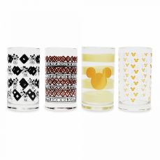 Набор из 4-х высоких стаканов Boho, 245 мл, стекло, Disney LUCARIS