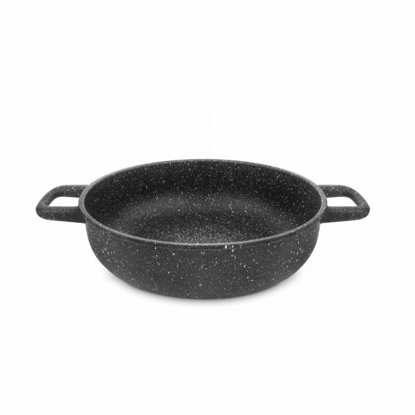 Сотейник с двумя ручками, для индукционных плит, с антипригарным покрытием, 24 см, 3л, литой алюминий, Hard Cook Induction, 203.24IND, OLYMPIA