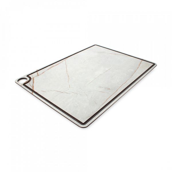 Доска разделочная c желобом, 42x31 см, мраморный Грейс, композитный материал, ProFashion, DRJ42310435KL6, ComposeEat