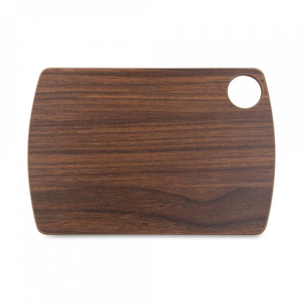 Доска разделочная композитная с желобом, 22х15 см, орех, Fashion, DRJ22150655KL6, ComposeEat