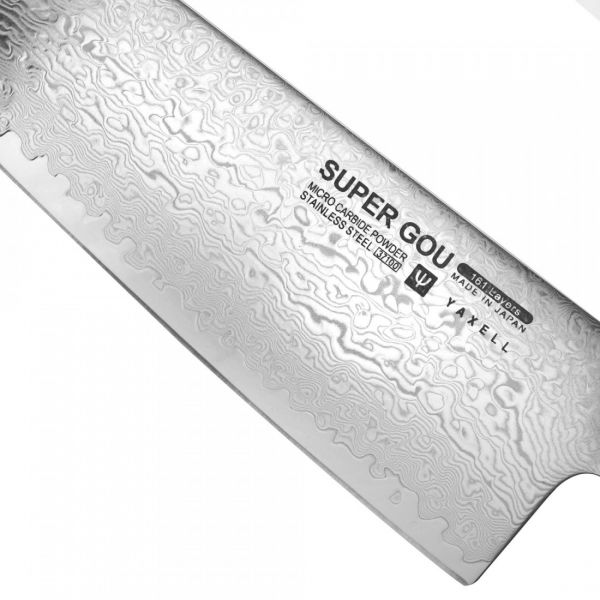Профессиональный поварской кухонный нож 20 см, Gyuto, дамасская сталь, GOU 161, YA37100, YAXELL
