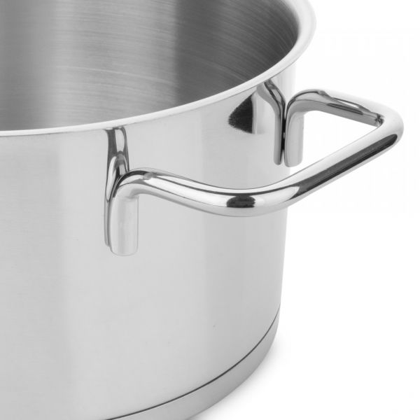 Кастрюля со стеклянной крышкой 3.4 л, 20 см, нержавеющая сталь, Citrin ELO