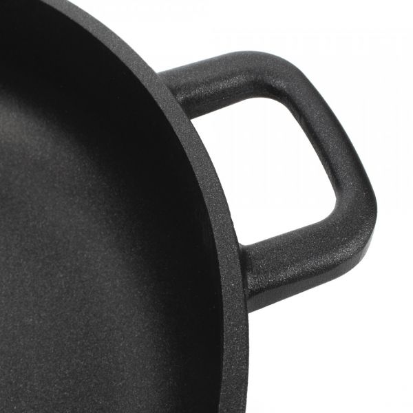 Сотейник с двумя ручками с антипригарным покрытием 28 см, литой алюминий, черный, Supreme, 23.28, OLYMPIA