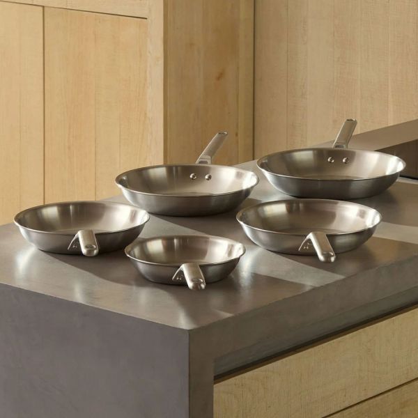 Сковорода 20 см из нержавеющей стали, для индукционных плит, без крышки Samoa Inox Arcos 726100