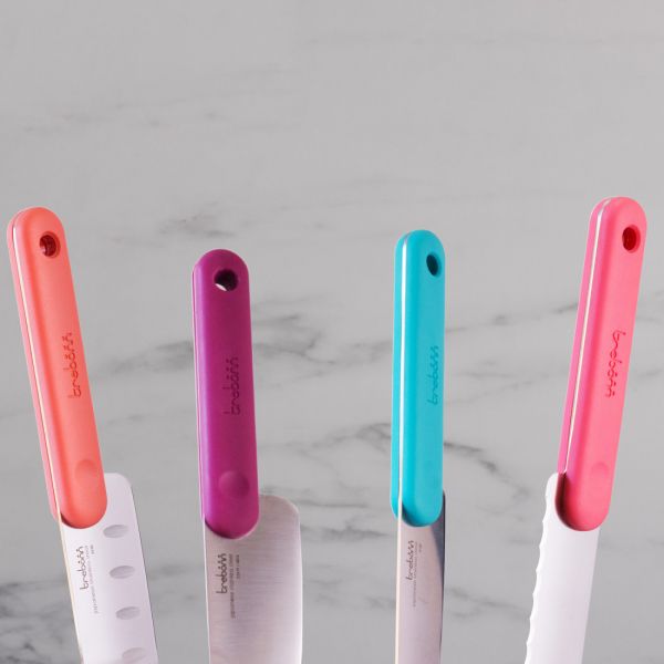 Набор ножей 4 предмета, ручки - мультиколор, Chopping boards and Knives TREBONN