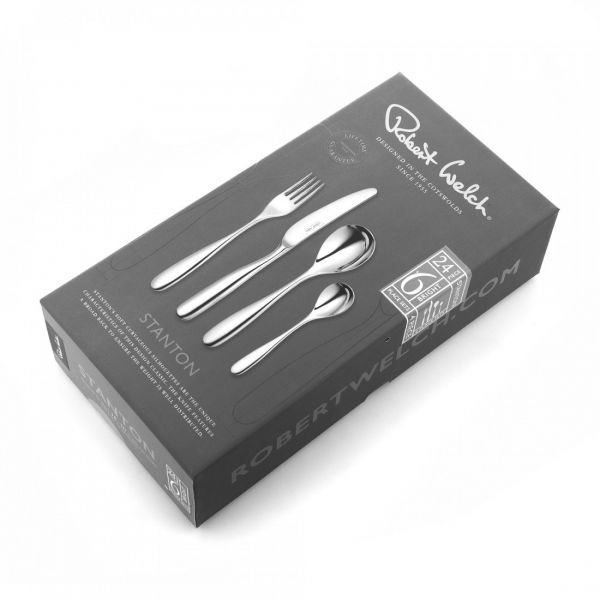 Набор столовых приборов на 6 персон, 24 предмета, Stanton Bright, STABR1099V/24, ROBERT WELCH