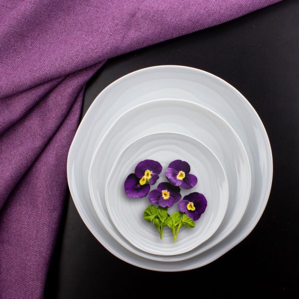 Тарелка десертная 21 см, белый фарфор, Teck, 213021BL1, PILLIVUYT