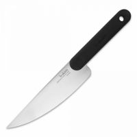 Нож кухонный поварской 18 см, черная ручка, Chopping boards and Knives TREBONN