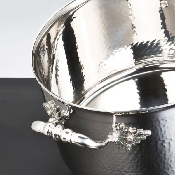 Кастрюля из нержавеющей стали 2 л, 16 см, крышка с посеребренной декорированной ручкой, Opus Prima RUFFONI