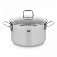 Кастрюля со стеклянной крышкой 5,3 л, 24 см, нержавеющая сталь, Profi Duo Therm, 40224, ELO