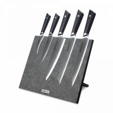 Набор кухонных ножей 5 шт на магнитной подставке, Triangle Damascus, HC/ENERGY-0416-SET, HEIMCUT