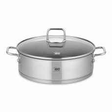 Сотейник со стеклянной крышкой 4.4 л, 28 см, с антипригарным покрытием, Citrin ELO