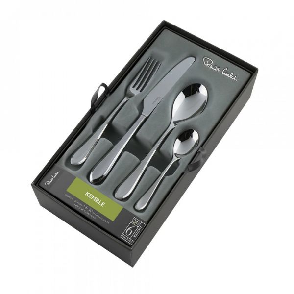 Набор столовых приборов на 6 персон, 24 предмета, Kemble ROBERT WELCH KEMBR1099V/24