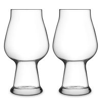 Набор из 2 бокалов для пива STOUT 600 мл, бессвинцовый хрусталь, Birrateque-GP, A11826GYB02AA02, LUIGI BORMIOLI