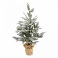 Ель искусственная 60 см, в крафте, с подсветкой, полиэтилен, Interior natural