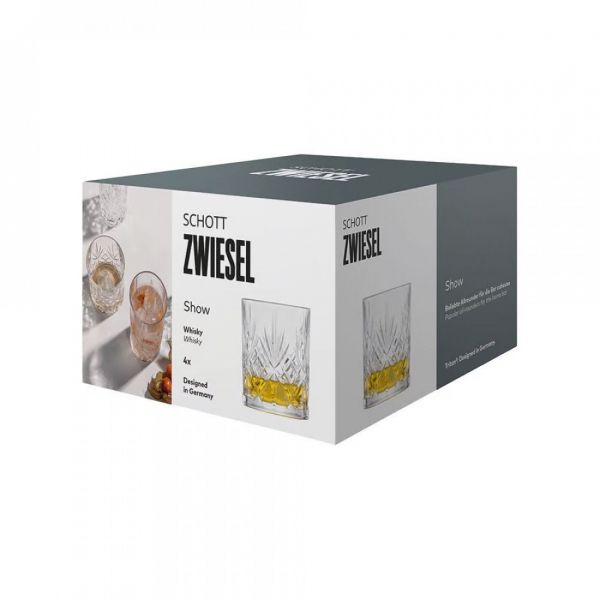 Набор стаканов для виски 334 мл Show, 4 шт, 121877, SCHOTT ZWIESEL
