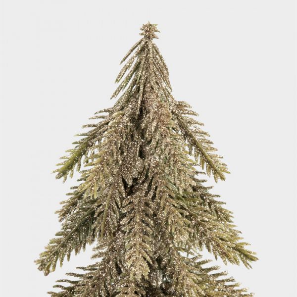 Ель искусственная 20 см, полиэтилен, шампань, New year