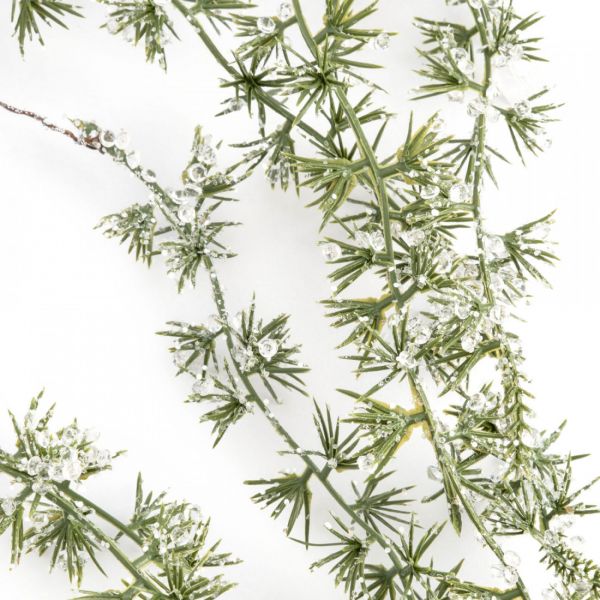 Ветка декоративная 60 см, пластик/металл, Ветка пихты, Interior natural
