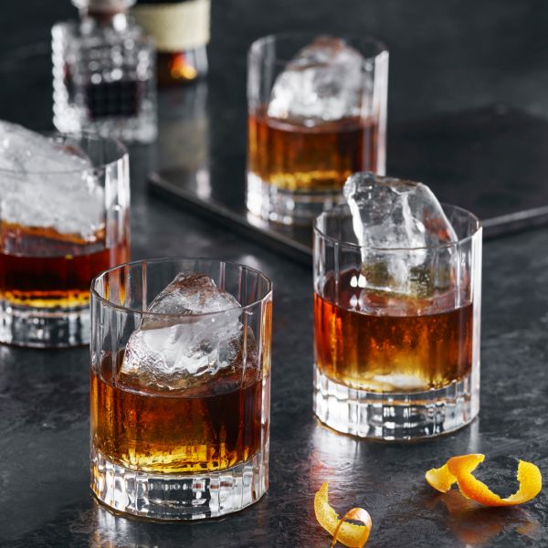 Набор из 4 стаканов для виски DOF 335 мл, бессвинцовый хрусталь, Bach, A10823GTY021990, LUIGI BORMIOLI