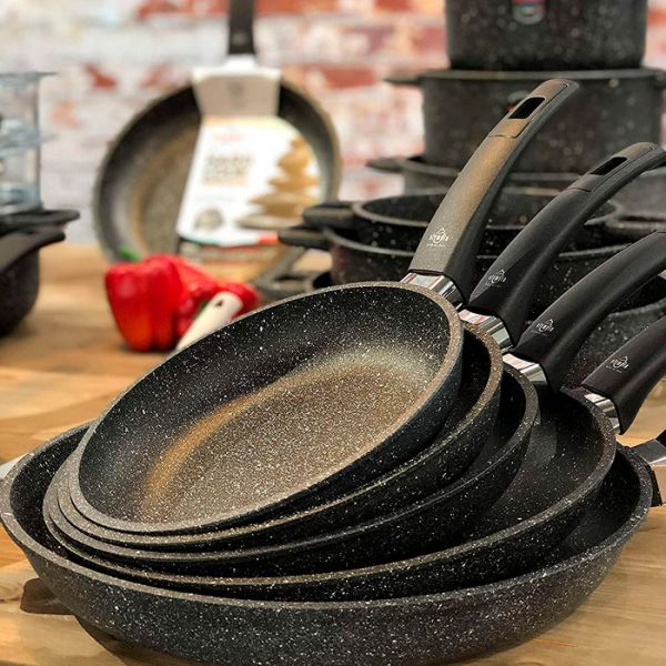 Сковорода с антипригарным покрытием 20 см, литой алюминий, Hard Cook Fix, 200.20, OLYMPIA