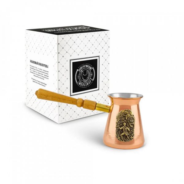 Турка медная с лужением 300 мл 'Сафари'