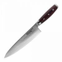 Профессиональный поварской кухонный нож 20 см, Gyuto, дамасская сталь, GOU 161, YA37100, YAXELL