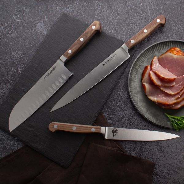 Нож для нарезки 21 см Classic Walnut, BC201221, BERGER CUTLERY