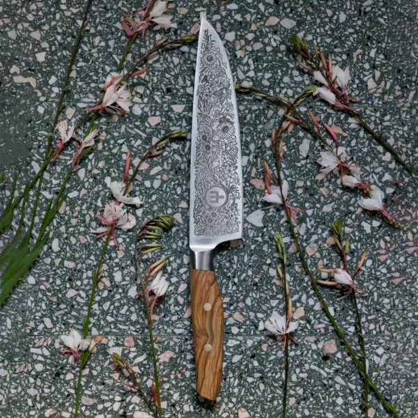 Нож кухонный поварской, 20 см, коллекционный, ручная работа, эксклюзивный дизайн, лимитированный выпуск, Amici 1814, 1011340920, WUESTHOF