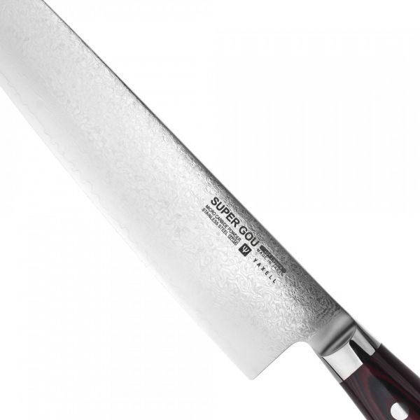 Профессиональный поварской кухонный нож, Kiritsuke 20 см, дамасская сталь, GOU 161, YA37134, YAXELL