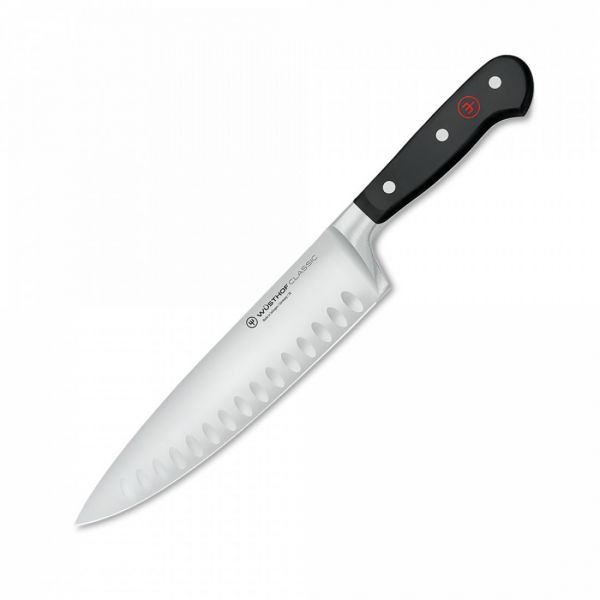 Нож поварской 20 см WUESTHOF Classic с углублениями на кромке 