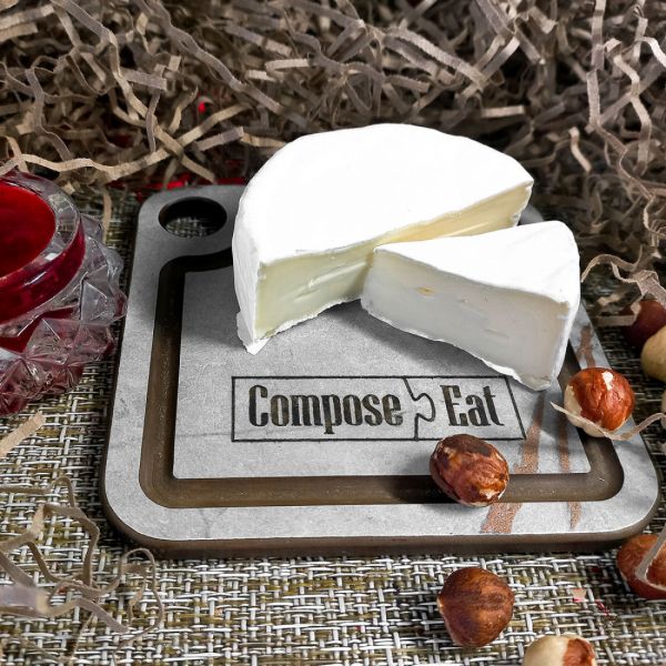 Подставка для чашки 10х10 см, серый мрамор, ProFashion ComposeEat